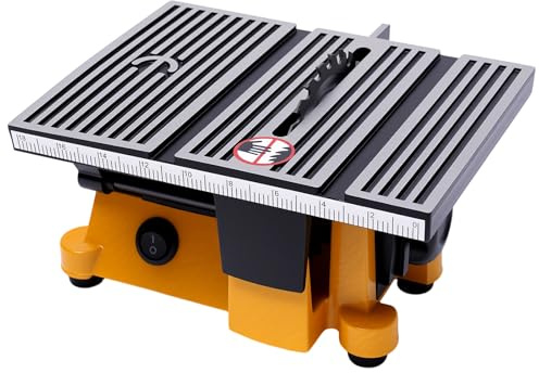 Portable Mini Miter Saw Table - Electric Cutting Machine for Wood, Metal & Tile Projects - Compact Workbench for Precision Cutting