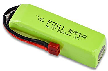 WYGUO 4S 30C Lipo Akku Ersatz für Feilun FT010 Ft011 RC Boat RC Truck Helicopter Boat Remote Control(14.8V 3200mAh)
