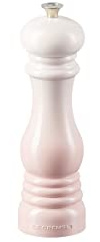 Le Creuset Moulin à Poivre Classique Réglable, Plastique ABS Résistant aux Éclats, Anticorrosion, 21 cm, Shell Pink, 44001217770000