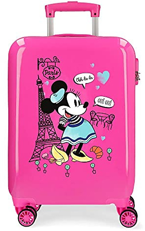Disney Minnie Around The World, Bagagli Per Bambine E Ragazze, Fucsia (Fuchsia), 38x55x20 cms