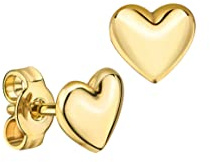 Ohrstecker mit Herz 333 Gelbgold Gold Ohrschmuck Ohrringe für Damen und Kinder