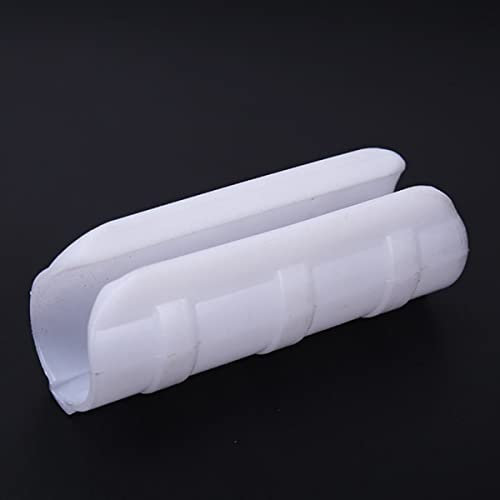 DAZZLEEX Greenhouse Film Clips, 20Pcs, White, 19-25mm Pipe Frame Tube Clamp Connector