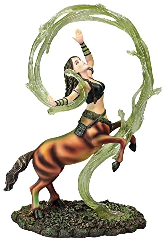 Pacific Giftware Elemental Magic-Earth trollkarl, 26 cm höjd, kall gjuten harts, hem, heminredning