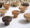 Holzknauf für Schubladen, Nussbaum, Buche, Dekor, Schlafzimmer, Küchenschrank, Griffe, einfache Möbelbeschläge, 1 Stück (B 0307 45 mm Esche)