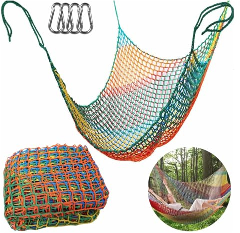 VXHCS Kletternetz für Outdoor Baumnetz Kletternetz für den Spielplatz Knotenloses Kletternetz Aus Polyester Sicherheitsnetz für Treppengeländer(2x8m)