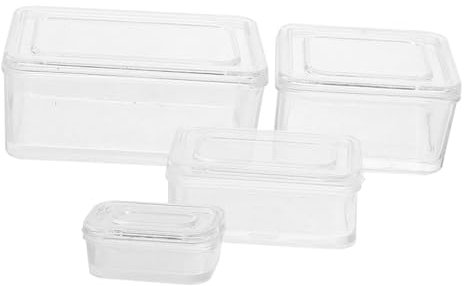 KOMBIUDA 1satz Miniatur Dollhouse Lebensmittelbehälter Zubehörteile Für -szenen Miniatur-lunchboxen Für Puppenhäuser Und Foto-Requisiten