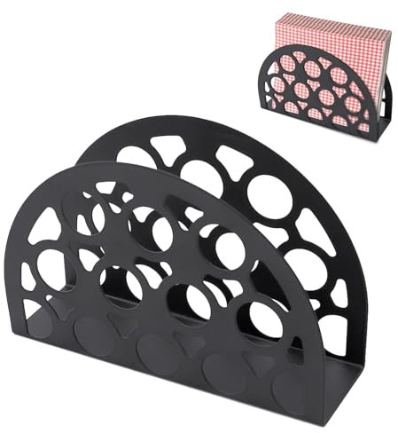 FEMONGY portatovaglioli da tavola, porta tovaglioli da tavolo, portatovaglioli bar per la decorazione della tavola in cucina, sala da pranzo, evitare che i tovaglioli volino via (Smerlato)