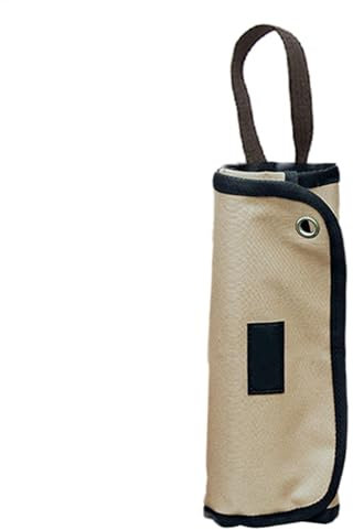 Bsbkoj Rollbare Bestecktasche, 12 Fächer, Campingutensilien-Organizer, 38 x 24,4 cm, tragbar, Mehrzweck-Bestecktasche für Gabeln, Reise-Kochaufbewahrung