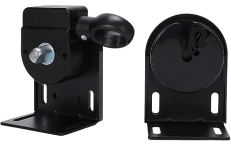 rockible Staffe di Montaggio Universali per L'installazione di Kit di Manovella per Tende da Sole Esterne, Nero
