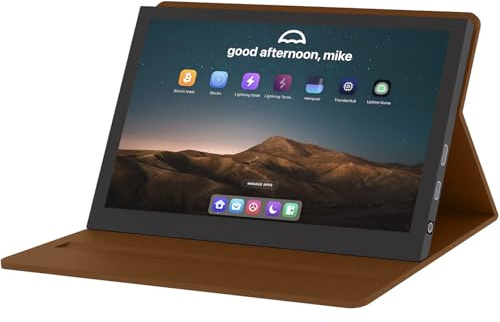 Jun-Saxifragelec Monitor portatile 7 pollici, mini monitor display Full HD 1024x600 IPS, con monitor HDMI/USB per Raspberry Pi, laptop, PC, DVD, TV, dispositivi di gioco