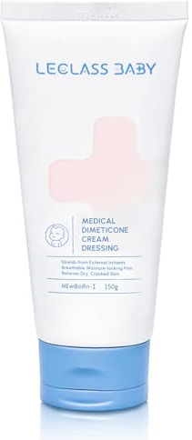 Hefo Baby Silikon Creme – Medizinische Pflege bei Ekzemen, Windeldermatitis & trockener Haut | Steril, feuchtigkeitsspendend, hautberuhigend | Für Neugeborene, Kinder & Schwangere (150)