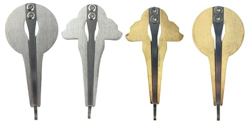 F Fityle 4-teiliges Maultrommel-Set (mongolisch/russisch), kompakt, leicht zu spielen, schöner Klang, ideal für Anfänger, tragbar, aus Metall