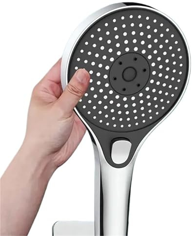 Soffione doccia ad alta pressione con pannello di grandi dimensioni, uscita acqua, set doccia universale super potente for bagno(Gray Set)