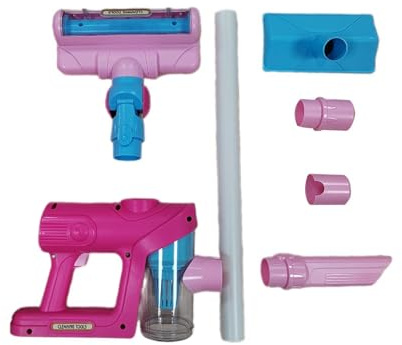 AMSLSIU Spielzeugset für Kinder (Mädchen/Jungen) – sicher und robust – fördert die Feinmotorik und das Rollenspiel. Ideal für Eltern Kind Spiele und zum Putzen, Rosa, 15.7 x 7 x 76 cm