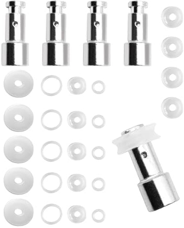 YUGSHNKFC Essential transparente Silikondichtungen, Schwimmer und Dichtungsset, unverzichtbares Zubehör, Herddichtungsset, perfekt für Schnellkochtöpfe, Ersatzdichtungsset