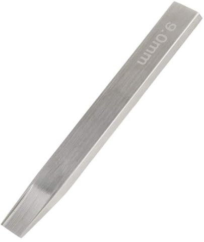 Lederhandwerk-Handstanzer, legierter Stahl, Webschlitzwerkzeug für Lederarbeiten (9,0 mm)