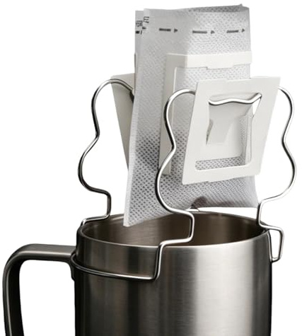 Soporte para Bolsas de Café de Portagotas de Acero Inoxidable