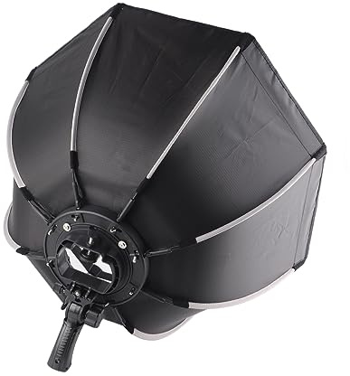 Picysa TRIOPO KS65 65 Cm Softbox Pliable Portable pour Photographie au Flash - Diffuseur de Lumière de Haute qualité pour la Prise de Vue de Portraits et de Produits
