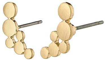 Pilgrim LEAH Damen Ohrstecker Set - Climber - Vergoldeter oder Versilberter Ohrring - Modeschmuck