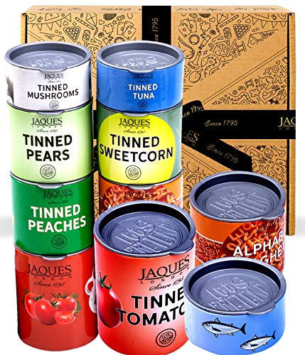 Jaques of London Shopping Tins Play Food Sets, Role Play Food, Toys for 3+ Year Olds, Since 1795 (Shopping Tins Set)