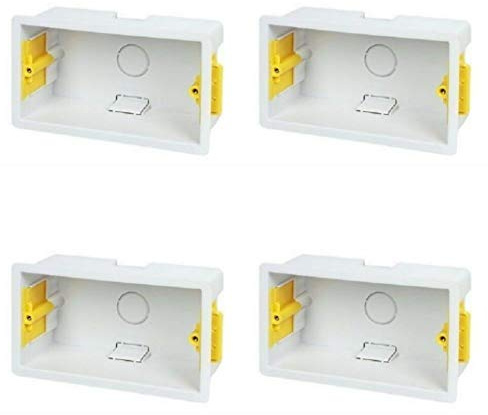 Appleby SB631 Dry Lining Fast Fix-Boxen mit 2 Fächern, 47 mm tief, 4 Stück