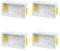 Appleby SB631 Dry LiningFast Fix Boxes Double 2 Gang 47mm Deep (Pack of 4)