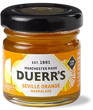 Duerr's Lot de 24 mini pots à confiture de 42 g - Idéal pour l'hôtellerie ou comme cadeau