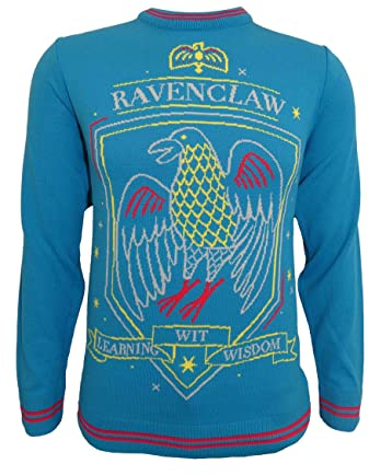 HARRY POTTER Sweatshirt Christmas Jumper Ravenclaw (M)