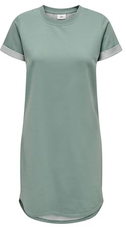 JDY Ivy S/S Dress JRS Noos, Vert Chinois., M