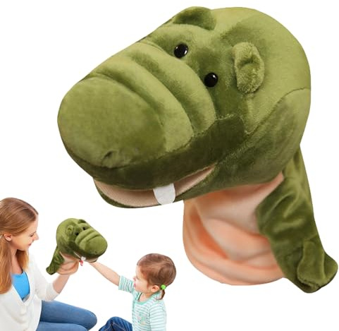 Tedious Marionnettes d'animaux en Peluche,Marionnettes d'animaux en Peluche,Marionnette éducative Animaux | Adorables marionnettes à Main interactives et créatives, lavables en Machine, avec Bouche