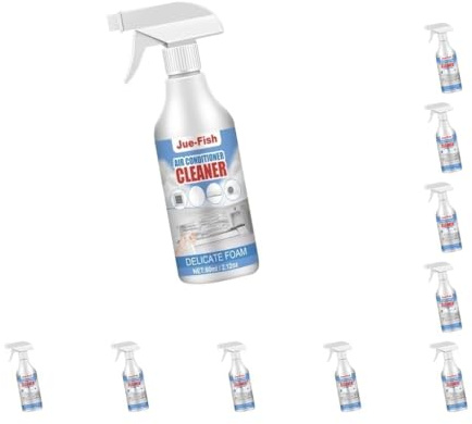 10 Set of Air Conditioner Cleaner 60ml Foam Cleaning Agent for Car Heat Sink Hotel