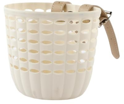 Kinder Fahrradkorb - Lenkerkorb vorne für Jungen und Mädchen (Beige)