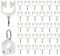 30pcs Curtain Rail Gliders, Curtains Track Rollers Curtains Track Gliders Plastic Twin Wheeled Curtain Runners for Windows Shower Ceiling Track