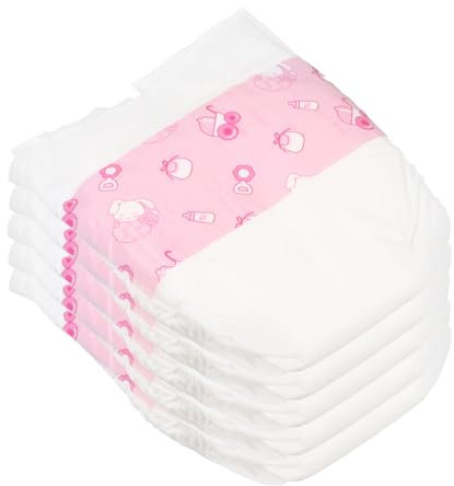 ibasenice 5stücke Wiederverwendbare Babypuppenwindeln Für Reborn-babypuppen Und Spielzeug-babypuppenzubehör Mit Sanftem Material Für Komfort Und Realismus Im Spiel