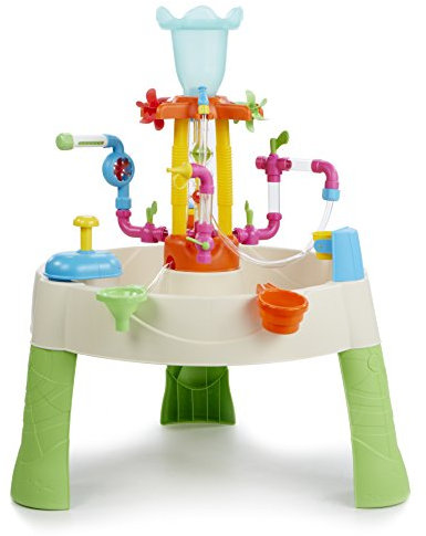 little tikes Fountain Factory Wassertisch, Outdoor-Spielzeug, sicher, tragbar, optimales sensorisches Spielzeug für den Garten, Entwicklung der Kreativität, ab 24 Monaten