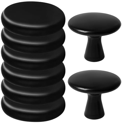 Set di 8 massaggi con pietre calde con 2 massaggiatori a fungo, pietre bianche lucide nere per il rilassamento muscolare, kit completo per massaggi