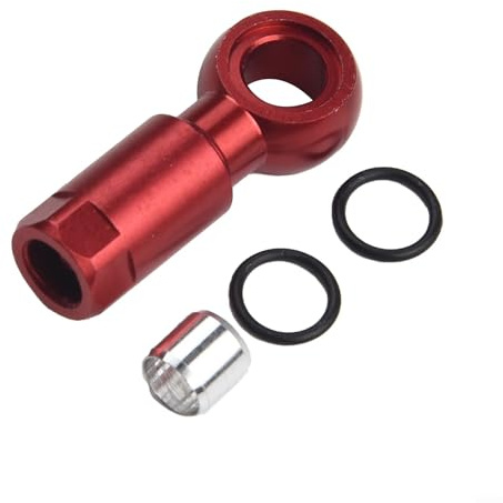 Raccord Olive pour tuyau de frein hydraulique sur vélo BH90 Convient pour SLX/XT/XTR Series (rouge)