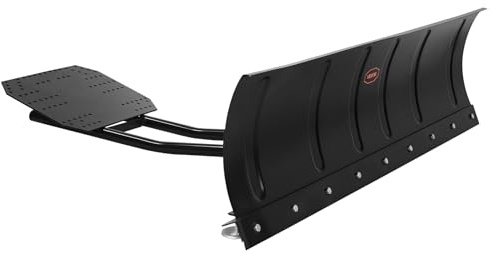 VEVOR Lame Chasse Neige Universelle, 1524 mm, Lame de Déneigement en Acier Réglable en Hauteur et de Gauche à Droite, 3 Modes de Montage, pour la Plupart des VTT et UTV, sur Allées, Chemins de Ferme