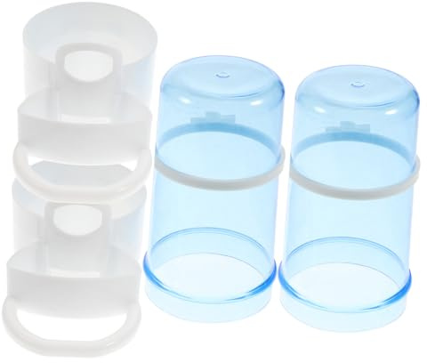 Mikikit 2piezas Alimentador Automático para Hámster Dispensador de Comida Cuenco Suministros para Mascotas Color Aleatorio para Roedores