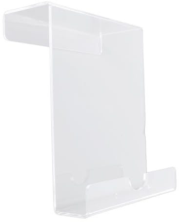 Yechiry Tabletthållare för Löpband, Läsställ för Motionscykel, Bokställ i Akryl med Enkel Installation för Motionscykel Gymutrustning Håller Läsmaterial för Telefonplatta (Transparent)
