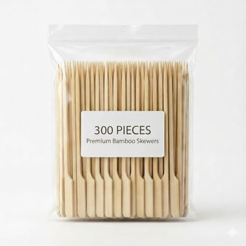 Brochettes en bambou pour cuisine, naturel (9, 300, unités)