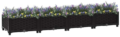 Generico Fioriera Rialzata 160x40x23 cm in Polipropilene,Prato e Giardino,Giardinaggio,Vasi e fioriere-316529
