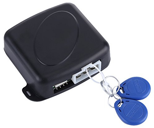 BW - Inmovilizador de motor para coche, sistema de alarma inteligente RFID, función de bloqueo automático, bloqueo de motor RFID, botón de arranque del motor, modo de alarma