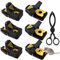 Sitayakuma Piège Souris Professionnel Réutilisable, Lot de 6 Mouse Catcher Impact Mouse Catcher Très Sensible avec Boîte à Appât, Efficace pour Cuisines, Jardins, Débarras, Caves