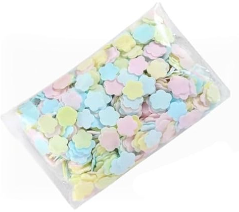 WLngtv 1000 Sheets Floral Paper Soap Sheets, Colorful Flower Shape Portable Disposable Travel Hiking Washing Hand Bath Toiletry Portable Gentle Papers for Women Soap Fragrance