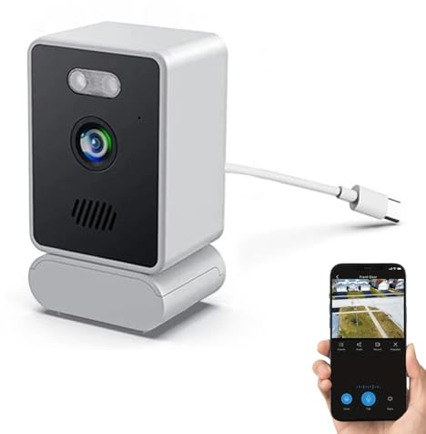 3mp 2k Window Camera, Giracam 3mp 2k Window Camera,With Night Vision, for Home Security, Multiple Brackets for Easy and Quick Installation (5Gwifi)