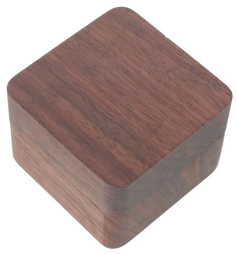 Amosfun Caja de Colección de Souvenirs Cordón Umbilical Estuche de Madera para Guardar el Primer Diente Caja Decorativa para Dientes de Leche Obsequio para Shower