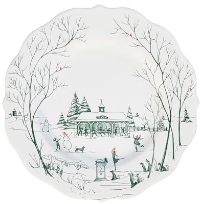 Juliska Country Estate Winter Frolic Dessert/Salad Plate - Evergreen