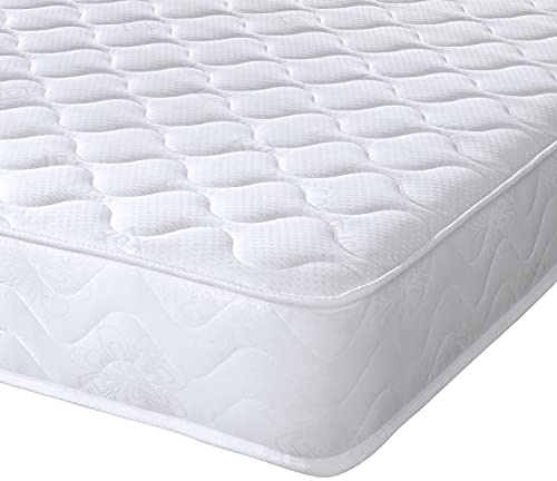 eXtreme comfort ltd Flame Essentials Single Mattress 3FT (90 x190cm) | Foam-Free Bonnell Spring | Cooltouch Breathable Cover | Plush Comfort Support | 18cm Deep Value Mattress | UK Made