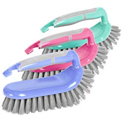 2er Pack Scheuerbürste/Reinigungsbürste mit extra extrem starken Borsten und einem Antirutsch-Softgriff